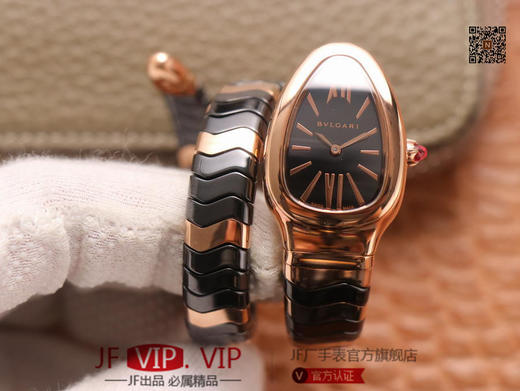 BV宝格丽SERPENTI系列，陶瓷表壳：陶瓷＋316#精钢表带：陶瓷+记忆弹簧表冠：陶瓷+316#精钢表盘：陶瓷表底：陶瓷玻璃：蓝宝石机芯 商品图0