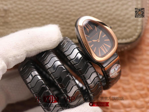 BV宝格丽SERPENTI系列，陶瓷表壳：陶瓷＋316#精钢表带：陶瓷+记忆弹簧表冠：陶瓷+316#精钢表盘：陶瓷表底：陶瓷玻璃：蓝宝石机芯 商品图2