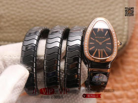 BV宝格丽SERPENTI系列，陶瓷表壳：陶瓷＋316#精钢表带：陶瓷+记忆弹簧表冠：陶瓷+316#精钢表盘：陶瓷表底：陶瓷玻璃：蓝宝石机芯