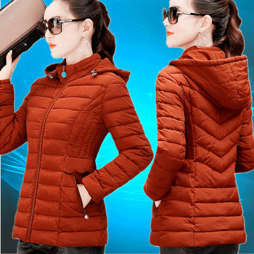 反季特卖棉服女加厚短款新款冬季羽绒棉服大码中年妈妈小棉袄外套 商品图1