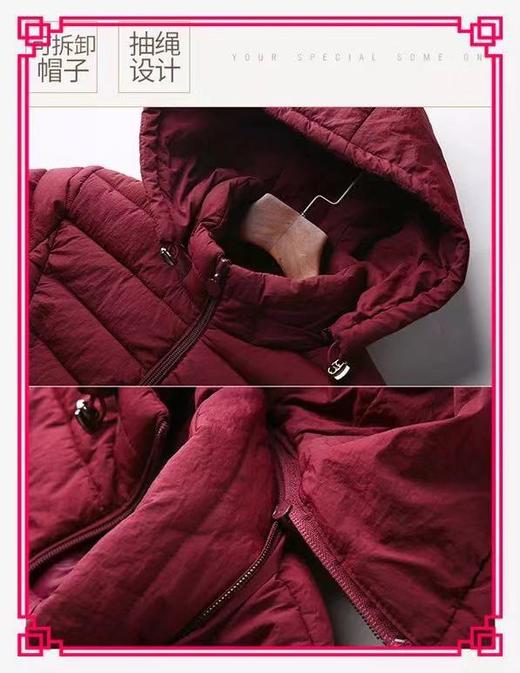 反季特卖棉服女加厚短款新款冬季羽绒棉服大码中年妈妈小棉袄外套 商品图3