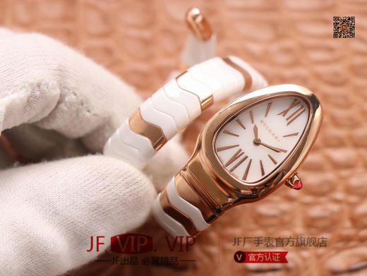 BV宝格丽SERPENTI系列，陶瓷表壳：陶瓷＋316#精钢表带：陶瓷+记忆弹簧表冠：陶瓷+316#精钢表盘：陶瓷表底：陶瓷玻璃：蓝宝石机芯 商品图8