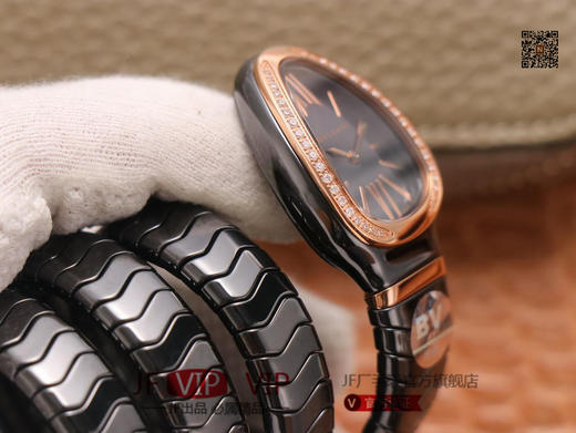 BV宝格丽SERPENTI系列，陶瓷表壳：陶瓷＋316#精钢表带：陶瓷+记忆弹簧表冠：陶瓷+316#精钢表盘：陶瓷表底：陶瓷玻璃：蓝宝石机芯 商品图5