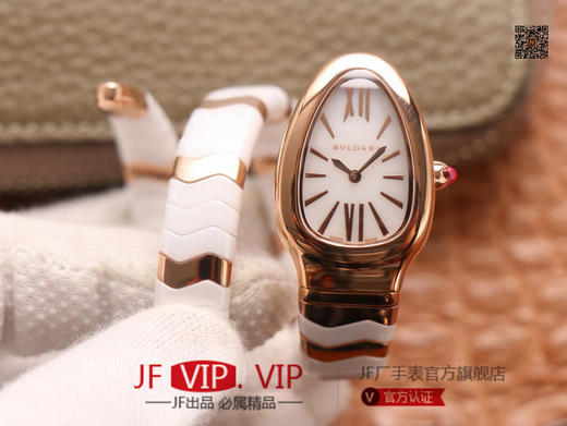 BV宝格丽SERPENTI系列，陶瓷表壳：陶瓷＋316#精钢表带：陶瓷+记忆弹簧表冠：陶瓷+316#精钢表盘：陶瓷表底：陶瓷玻璃：蓝宝石机芯 商品图0