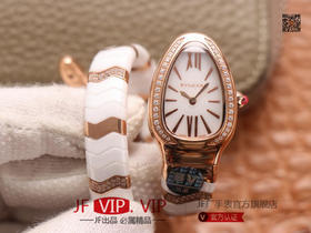 BV宝格丽SERPENTI系列，陶瓷表壳：陶瓷＋316#精钢表带：陶瓷+记忆弹簧表冠：陶瓷+316#精钢表盘：陶瓷表底：陶瓷玻璃：蓝宝石机芯