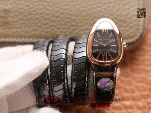 BV宝格丽SERPENTI系列，陶瓷表壳：陶瓷＋316#精钢表带：陶瓷+记忆弹簧表冠：陶瓷+316#精钢表盘：陶瓷表底：陶瓷玻璃：蓝宝石机芯 商品图0