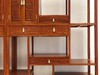 红桥红  家具严选  缅甸花梨(大果紫檀）  【夔龙纹博古架两件套】 商品缩略图3