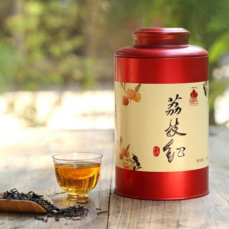 金帆茶叶精品原味荔枝红茶150g250g罐装