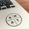 叱咤精美透明卡通创意贴纸-SWAT款 商品缩略图3