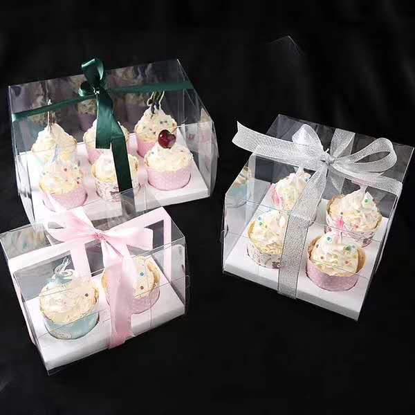 透明纸杯蛋糕盒 [2/4/6粒多种尺寸]