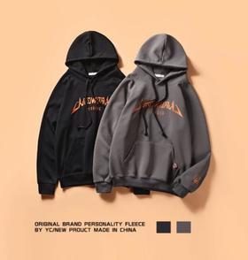 【男士卫衣】潮牌男装刺绣上衣秋冬连帽绣花欧美长袖街头男士秋冬卫衣