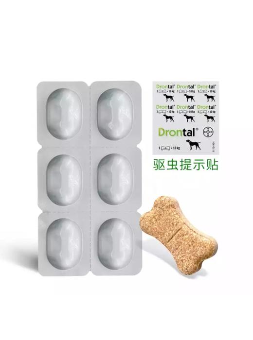 拜耳拜宠清(Drontal Plus Tasty)犬体内驱虫药 商品图1