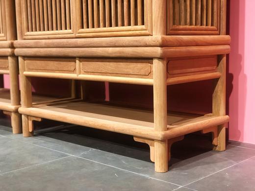 红桥红 家具严选  缅甸花梨(大果紫檀）  【直棂架格】 商品图8