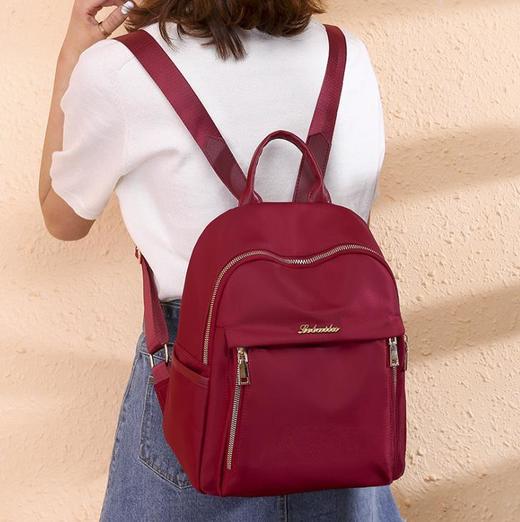 【双肩包女】.新款牛津布双肩包女韩版百搭单肩两用小背包帆布旅行包书包潮 商品图1