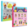 【现货】文脉出品House+Castle静电贴纸书房屋设计师+城堡军事家儿童早教益智游戏认知英文原版绘本正版图书籍 商品缩略图0