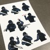 叱咤精美透明卡通创意贴纸-SWAT款 商品缩略图1