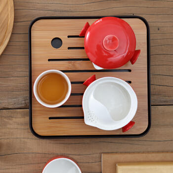 菲米生活（PHMI）实用家居生日礼物 墨客低骨瓷 随行茶具 商品图2