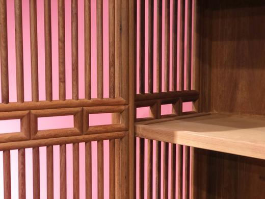 红桥红 家具严选  缅甸花梨(大果紫檀）  【直棂架格】 商品图5