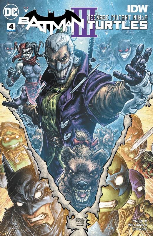 蝙蝠侠/忍者神龟 V3 斜线 Batman Teenage Mutant Ninja Turtles III（2019）普封 商品图2