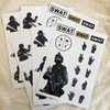 叱咤精美透明卡通创意贴纸-SWAT款 商品缩略图12