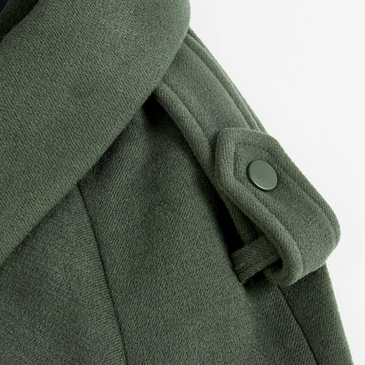 范奎恩大码女装胖MM冬装2019新款胖妹妹宽松遮肉显瘦洋气毛呢外套 商品图3