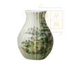 粉彩东青釉山水人物图瓜棱瓶（官方指导价11500元）置换手续费 商品缩略图0
