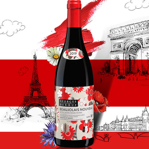 乔治杜博夫宝祖利新酒红葡萄酒 法国原瓶进口干红 750ml 13%vol 商品图1