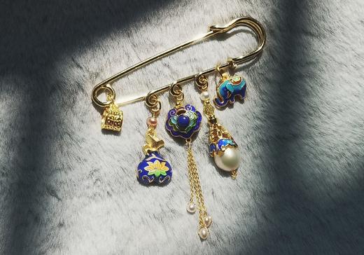 花意工坊开运避邪别针成人款B 商品图1