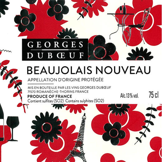 乔治杜博夫宝祖利新酒红葡萄酒 法国原瓶进口干红 750ml 13%vol 商品图3