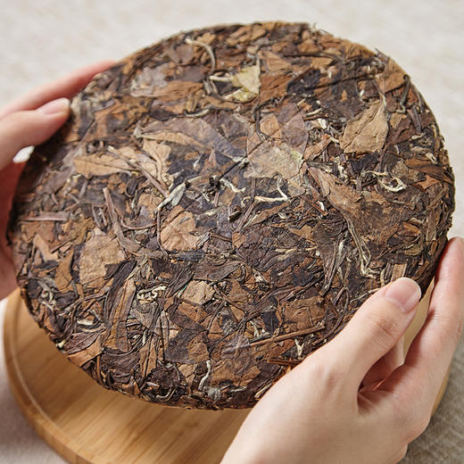 老广茶楼丨甜润暖心老白茶 福鼎白茶 贡眉饼 2013年 357g 商品图1