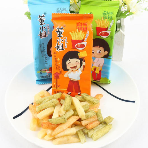 董小姐蘸酱薯条9包组合装 办公室休闲零食小吃 商品图0