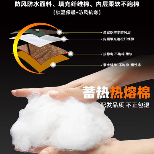 迷彩大衣荒漠迷彩防寒棉服加厚大衣军大衣男冬季迷彩防水作训棉大衣 商品图1