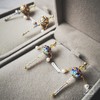 花意工坊耳环耳饰耳钉拨浪鼓款大号/小号 商品缩略图0