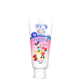 【一般贸易】日本 Lion狮王迪士尼儿童防蛀可吞咽牙膏 60g （草莓味）