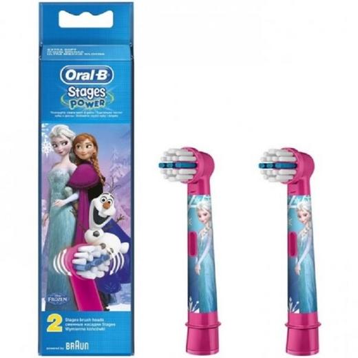 【新西兰直邮】德国欧乐BOral-B 儿童电动牙刷替换刷头D12 冰雪奇缘 商品图0
