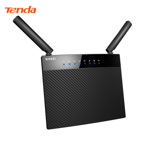 腾达（Tenda）AC9 双千兆路由器 有线无线全千兆 5G双频 智能路由 同轴增强天线WiFi穿墙 商品图0