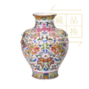 粉彩夔凤穿花纹兽耳衔环瓶（官方指导价8800元）置换手续费 商品缩略图0