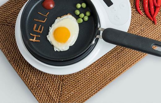 圈厨多用途电热锅 白色 商品图2