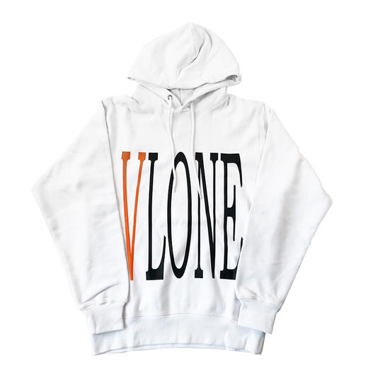 重磅加绒 V10NE POP-UP 游击店限定 后背V字 橙V 连帽卫衣 帽衫 WY313 商品图3