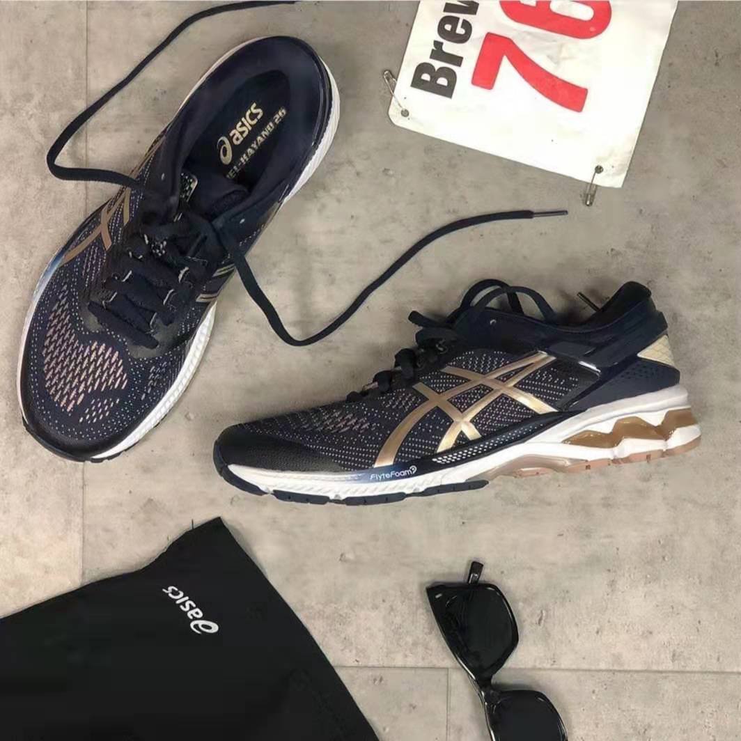 【特价】asics亚瑟士k26女款灰色gel-kayano 26 旗舰稳定缓震跑步鞋
