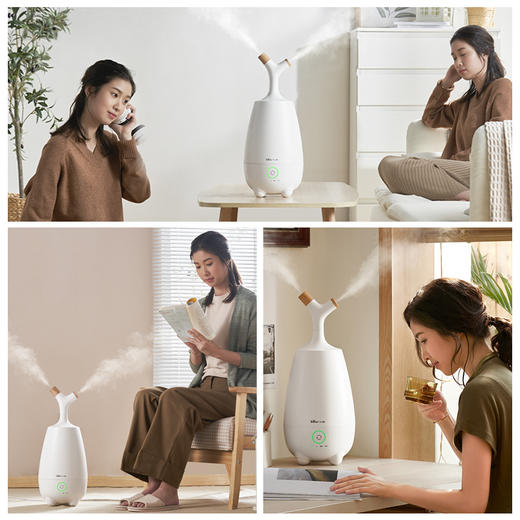 小熊空气加湿器家用静音卧室桌面孕妇婴儿室内大雾量UV除菌香薰机JSQ-E50P1 商品图4