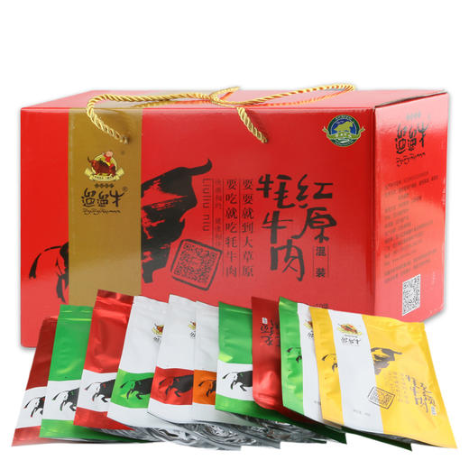 【牦牛肉礼盒88g*10】阿坝红原牛肉干 商品图1