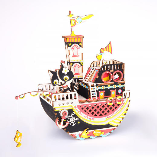 【创意木质DIY音乐八音盒 手工艺品】家居摆件生日礼物 装扮你的美好生活 商品图2