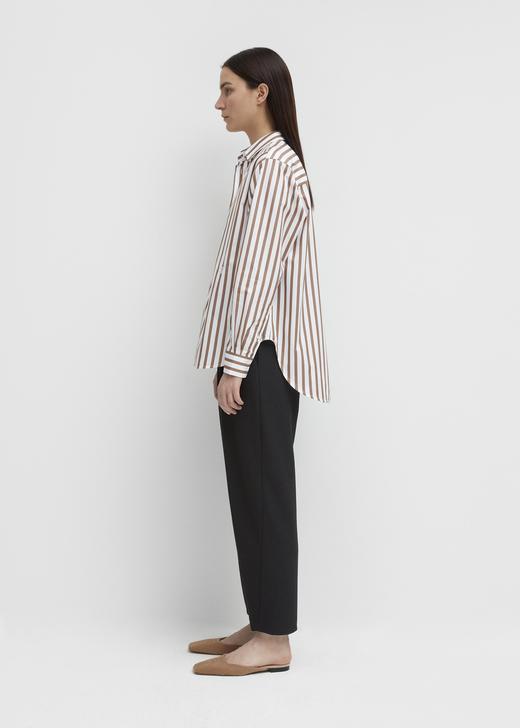 Toteme 20PS   白底红褐条纹CAPRI衬衫 商品图2