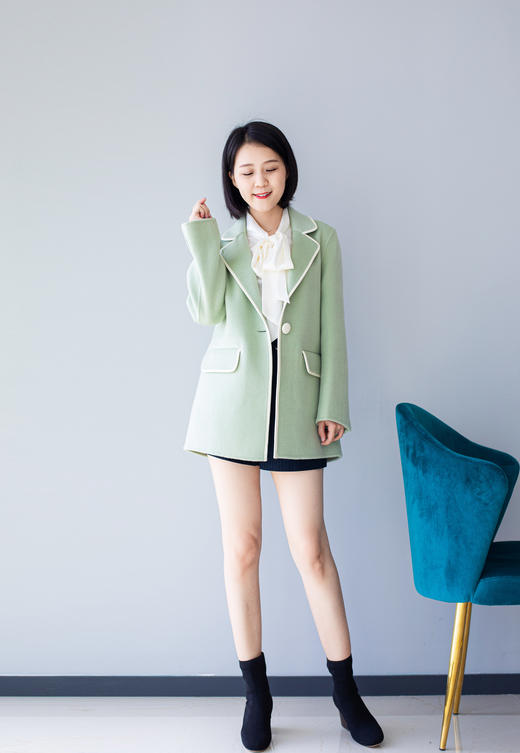 马蹄跟袜子靴 商品图6