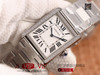 K11卡地亚坦克系列，精钢版，有24mm×31mm,中号27mm×34mm,两个尺寸，原厂鳄鱼皮带，底盖编码，均与正品一致！配贴码，一表一码！十种颜色表带！男士腕表，精钢表带，自动机械机芯，密底。 商品缩略图3