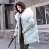 LJY-YJ8970-1106冬季新款配毛领洋气连帽羽绒服 商品缩略图1