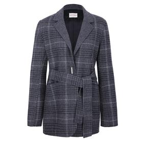 双面羊毛西服领休闲外套
