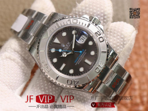 GMF劳力士，游艇名仕型系列，cal.3235机芯，表盘六点位上有劳力皇冠的LOGO，圈口:圈口上的做工更加细腻，经过特殊处理让圈口上不留汗迹 商品图2