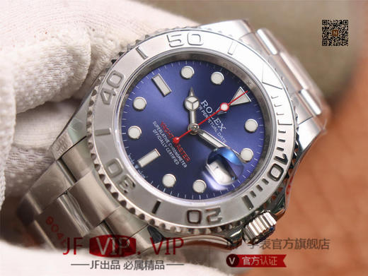 GMF劳力士，游艇名仕型系列，cal.3235机芯，表盘六点位上有劳力皇冠的LOGO，圈口:圈口上的做工更加细腻，经过特殊处理让圈口上不留汗迹 商品图3